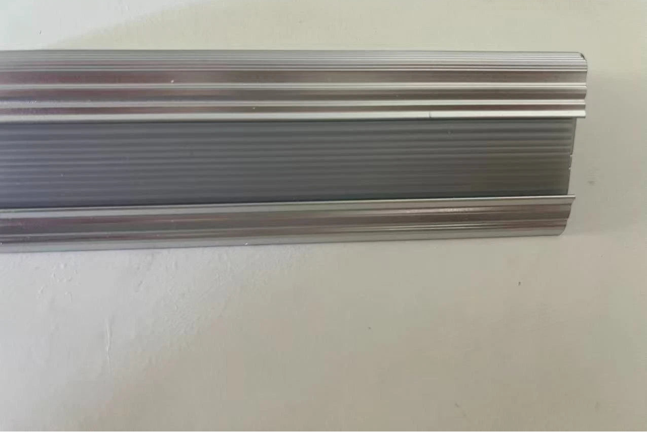 Stair Edge Nosing - silver- Trim Step Nose Edging Nosings Carpet-90cm