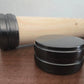 Stair Handrail End Caps for 54mm Round Wall Rails Gun Metal Black Modern Design