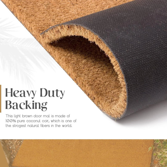 Coir Matting Tough Bristles Doorway Mat Entrance Mat Strips Cut to Size Doormats
