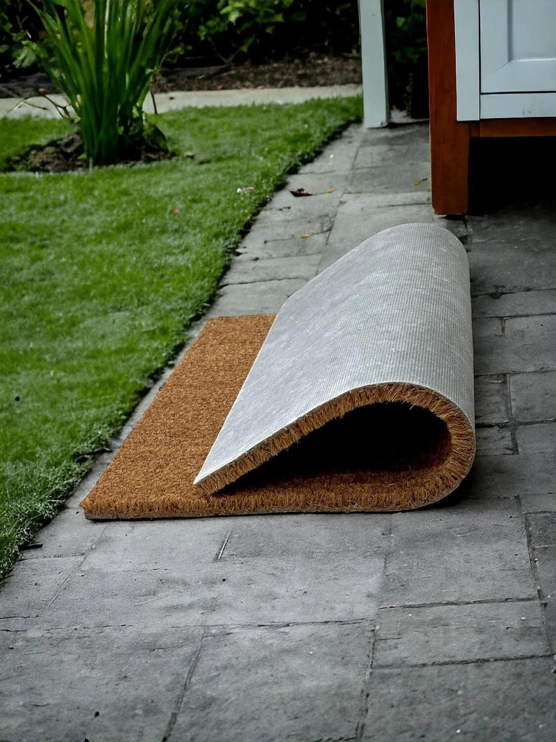 Heavy Duty Natural Coir Door Mat Entrance Floor Mat Lobby Reception Matting UK