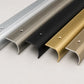 Aluminium Stair Nosing 35 × 45 mm Bullnose Edge Trim Anti Slip Step Edging 2M