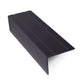 Stair Nosing Aluminium Matt Silver 25x10mm Self-Adhesive Retro-Fit Grooved 0.9m