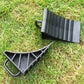 4Pcs Heavy Duty Solid Rubber Wheel Chocks Tire Stoppers For Truck RV Trailer Car