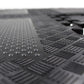 Heavy Duty Rubber Gym Mats Garage Flooring Tiles Commercial Interlocking 4pcs
