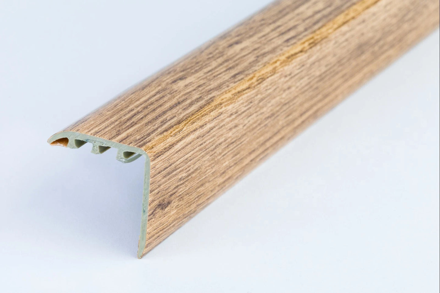 STAIR NOSING EDGE UPVC WOOD EFFECT -TRIM- EDGING NOSING 30 x 30mm x 900 mm