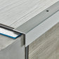 Anodised Aluminium Stair Nosing Anti Slip Edge Trim 30x30mm / 0.9m (35.43")