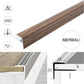 Aluminium Stair Nosing Wood Effect Edge Trim Step Edging Strip For Laminate A60