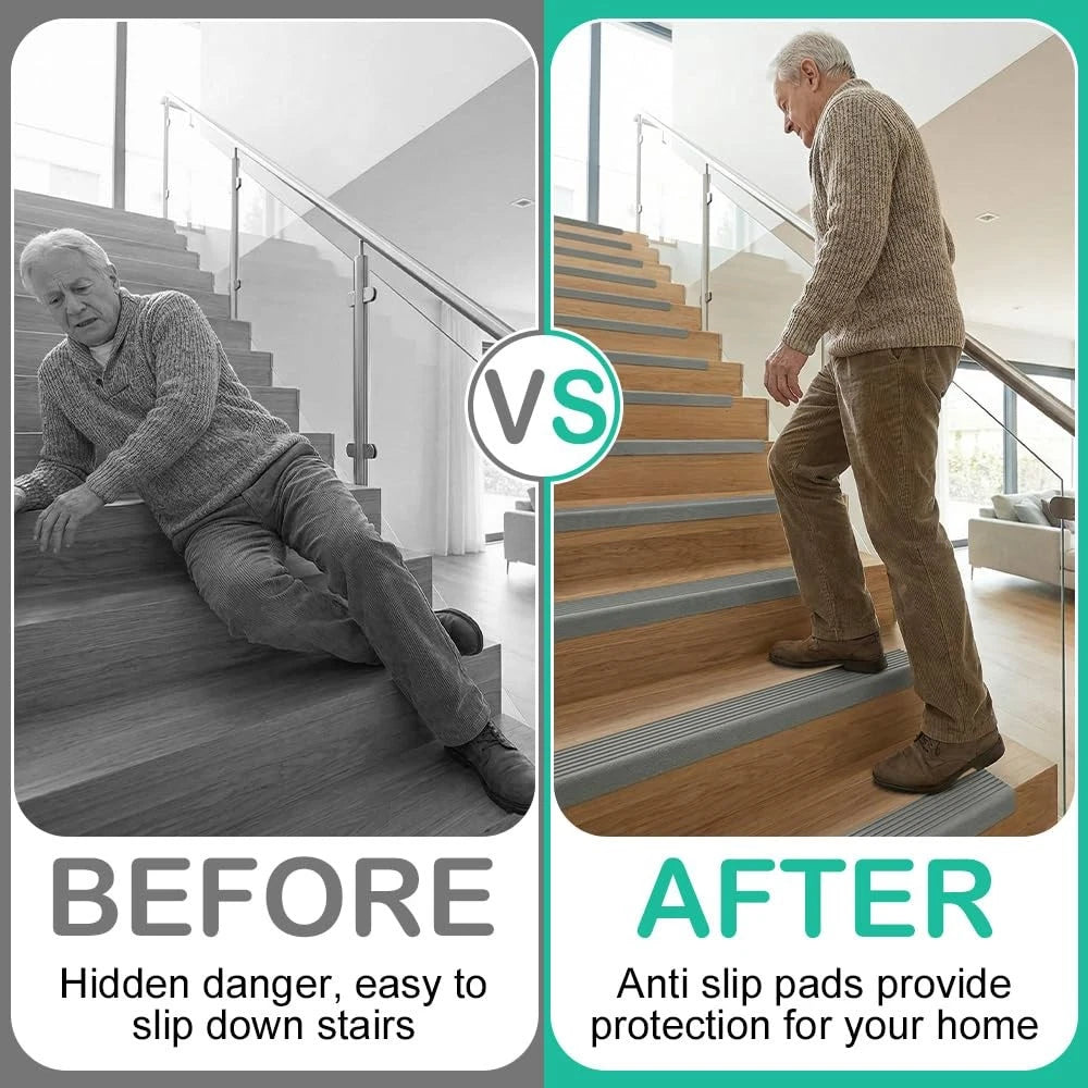 Stair Anti Slip Nosing Self Adhesive Stair Nosing Edge Trim Flexible PVC Anti