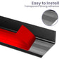 Black 36" Metal Stair Nosing, Heavy-Duty Aluminum Self-Adhesive Stair Edge