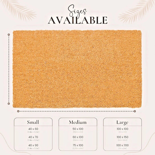 Door Mat Coir Entrance Matting Heavy Duty Lift Dirt Foyer Lobby Reception Mats