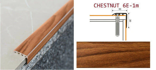 Stair Nosing Edge Trim Step Nose Floor Edging For Carpet Laminate Floor-1m 30x30