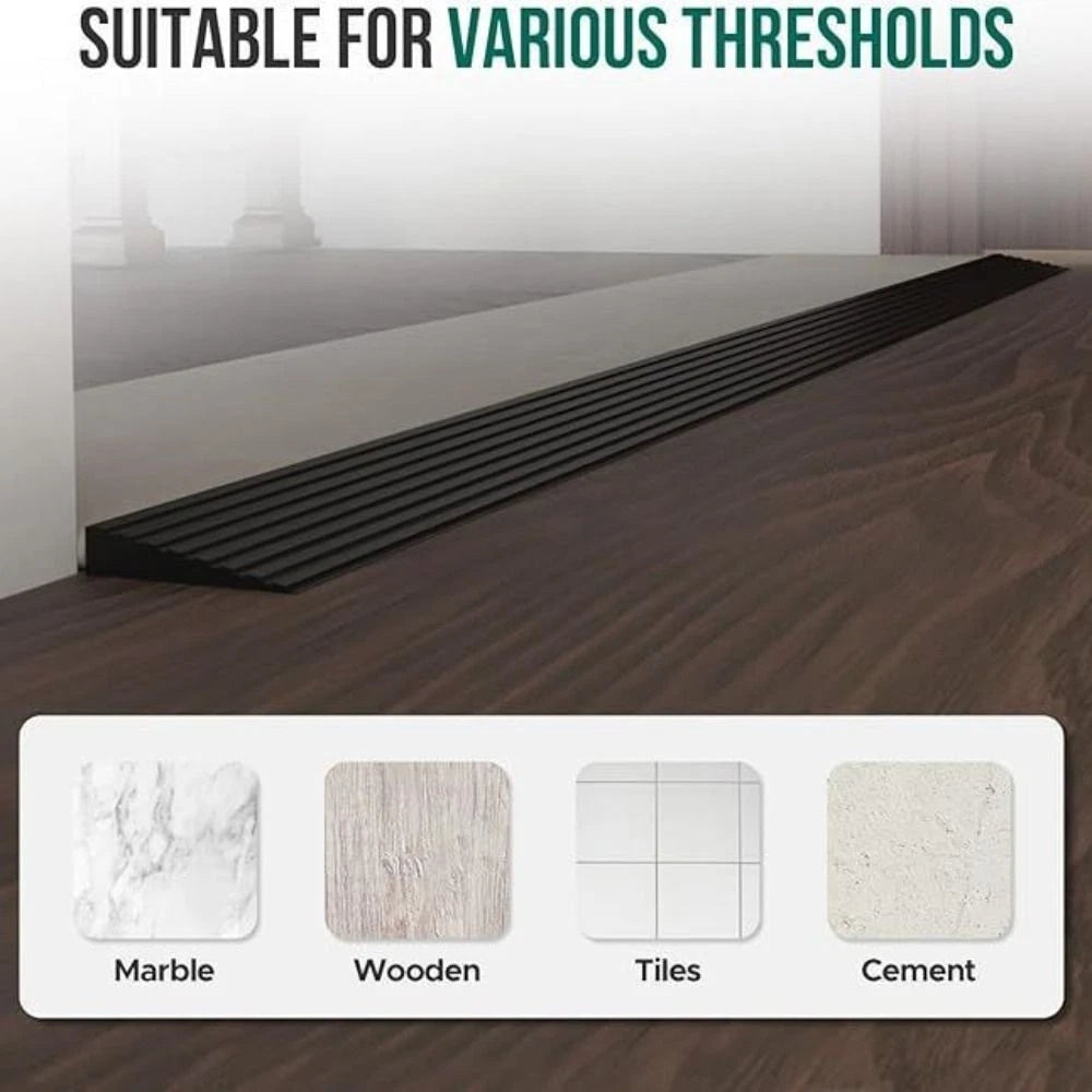 1M Doorway Threshold Ramp Self-adhesive Stair Anti Slip Tape New Rubber Ramp