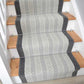 Grey Herringbone Stair Runners For Stairways Very Long Dark Border Carpet Rugs