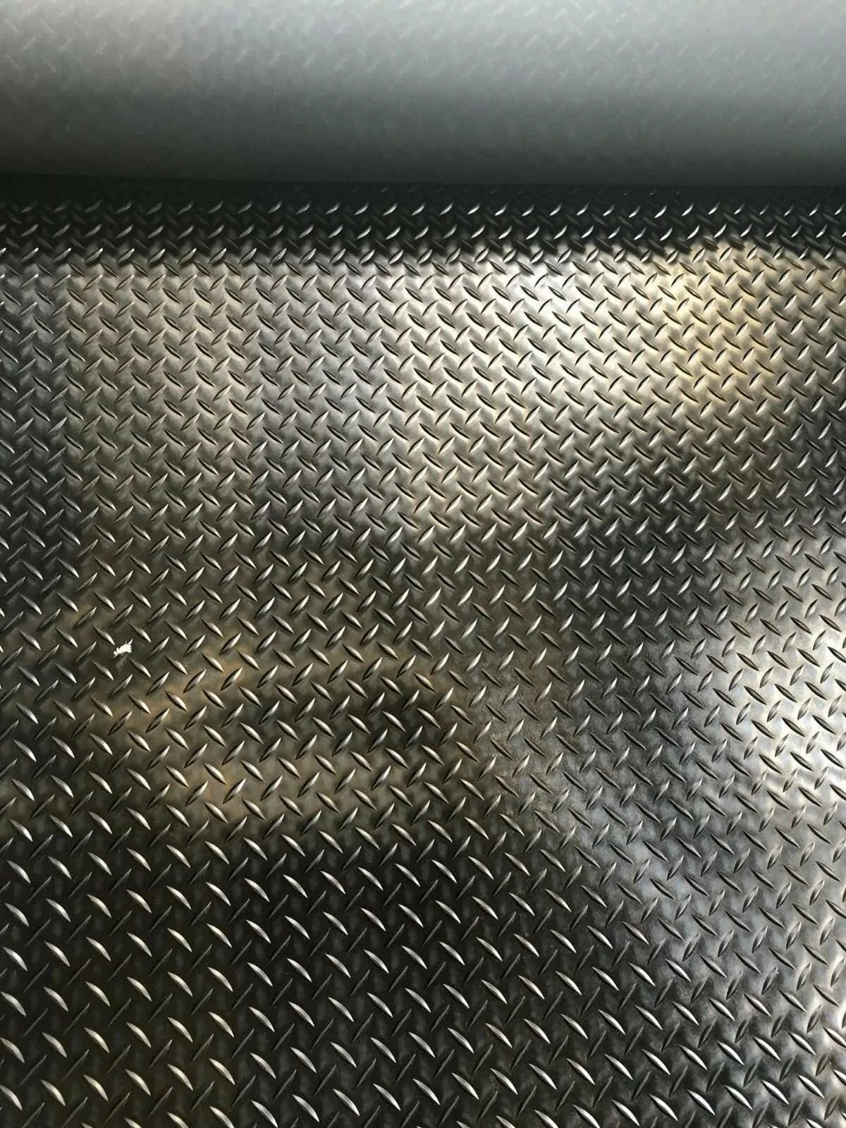 Rubber Matting Checker - Plate Flooring Garage 1.5m Wide X 3.5mm Thick