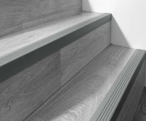 Stair Nosing Rubber Bullnose 118cm Non-Slip 52x40mm Step Edge Trim Strip RGPT
