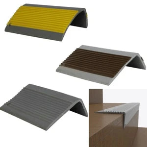 PVC Stair Nosing Non Slip RDO Rubber Angle 50*25mm Step Edge Bullnose Quality