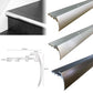 2.7m ALUMINIUM BULL NOSE STAIR NOSING STAIR EDGE PROFILE EDGING TRIM FOR 5MM LVT