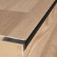 Edge Vinyl Profile Trim LVT C27 900x44mm Anodised Aluminium Stair Nosing