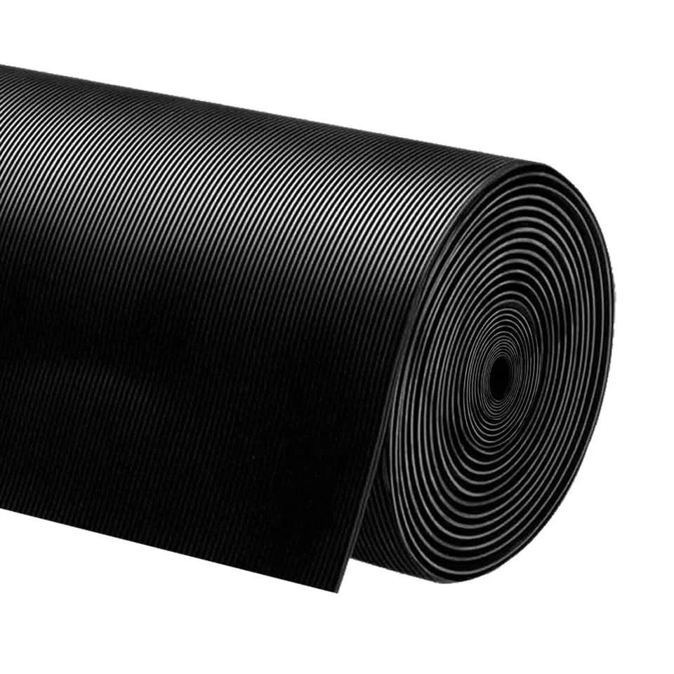 Poly Rib Matting Fine Rib Rubber Matting 3mm 1.2m Wide Garage Flooring – Rubber Fit Floors