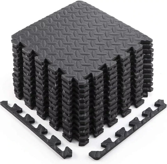 EVA Interlocking Soft Foam Gym Flooring Mat | Yoga Tiles