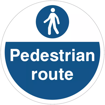 Anti-Slip Route Floor Graphics