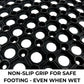 Rubber Door Mat Heavy Duty - Drainage Holes - 12mm Thick - 40cm x 60cm Non-Slip