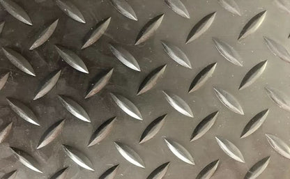 Rubber Matting Checker - Plate Flooring Garage 1.5m Wide X 3.5mm Thick