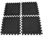 Heavy Duty Rubber Gym Mats Garage Flooring Tiles Commercial Interlocking 4pcs