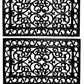 Decorative Rubber Door Mat Outdoor Indoor Heavy Duty Entrance Floor Mat 45x75cm