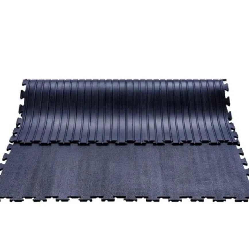 12mm Heavy-Duty Interlocking Rubber Gym Mat (6'x4') – Non-Slip & Shock-Absorbing