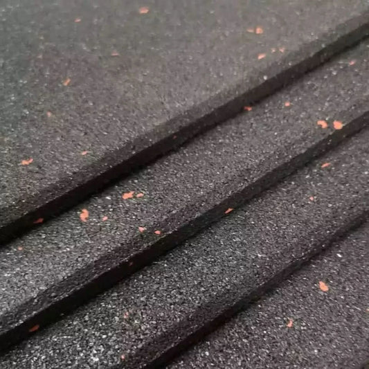 Rubber Heavy Duty Gym Mat Floor Tiles Non-Slip Noise Reduction 1M x 1M