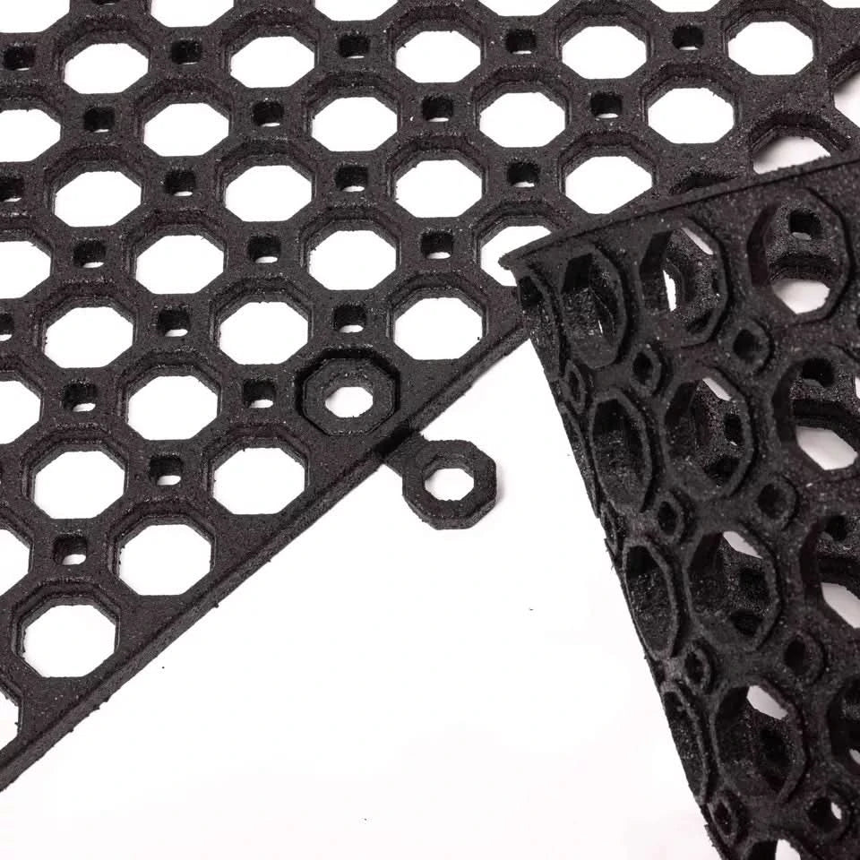 Anti-Fatigue Rubber Indoor & Outdoor Entrance Door Mat Workshop Non-Slip in 4 Sizes