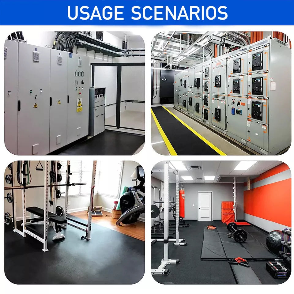 Rubber Pad Sheet Roll Workbench Protect Insulating Flooring Mat | 3mm Thick