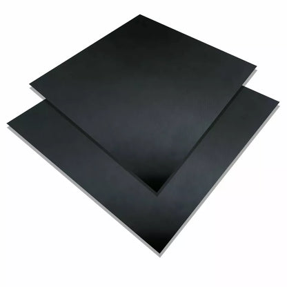 EPDM Solid Rubber Sheet Mats Flooring Sheets in Black Colour, 2mm Thickness & Various Sizes