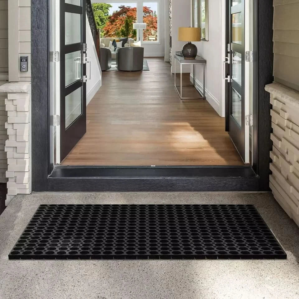 Anti-Fatigue Rubber Indoor & Outdoor Entrance Door Mat Workshop Non-Slip in 4 Sizes