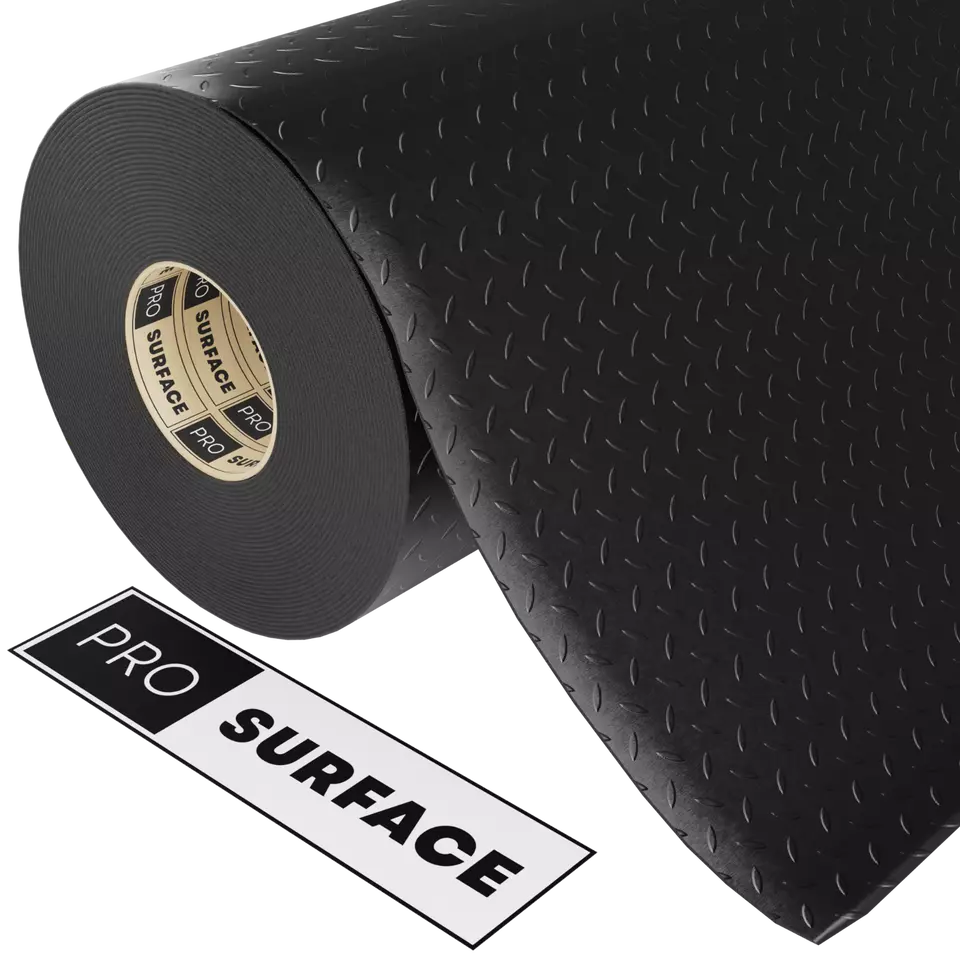 Heavy Duty Rubber Flooring Garage Matting Non Slip Industrial Work Gym Van Shed | 2 Metre Length