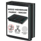 Weed Control Fabric Membrane 1m 2m 3m 4m Wide Up To 100m Long Heavy Duty 100GSM