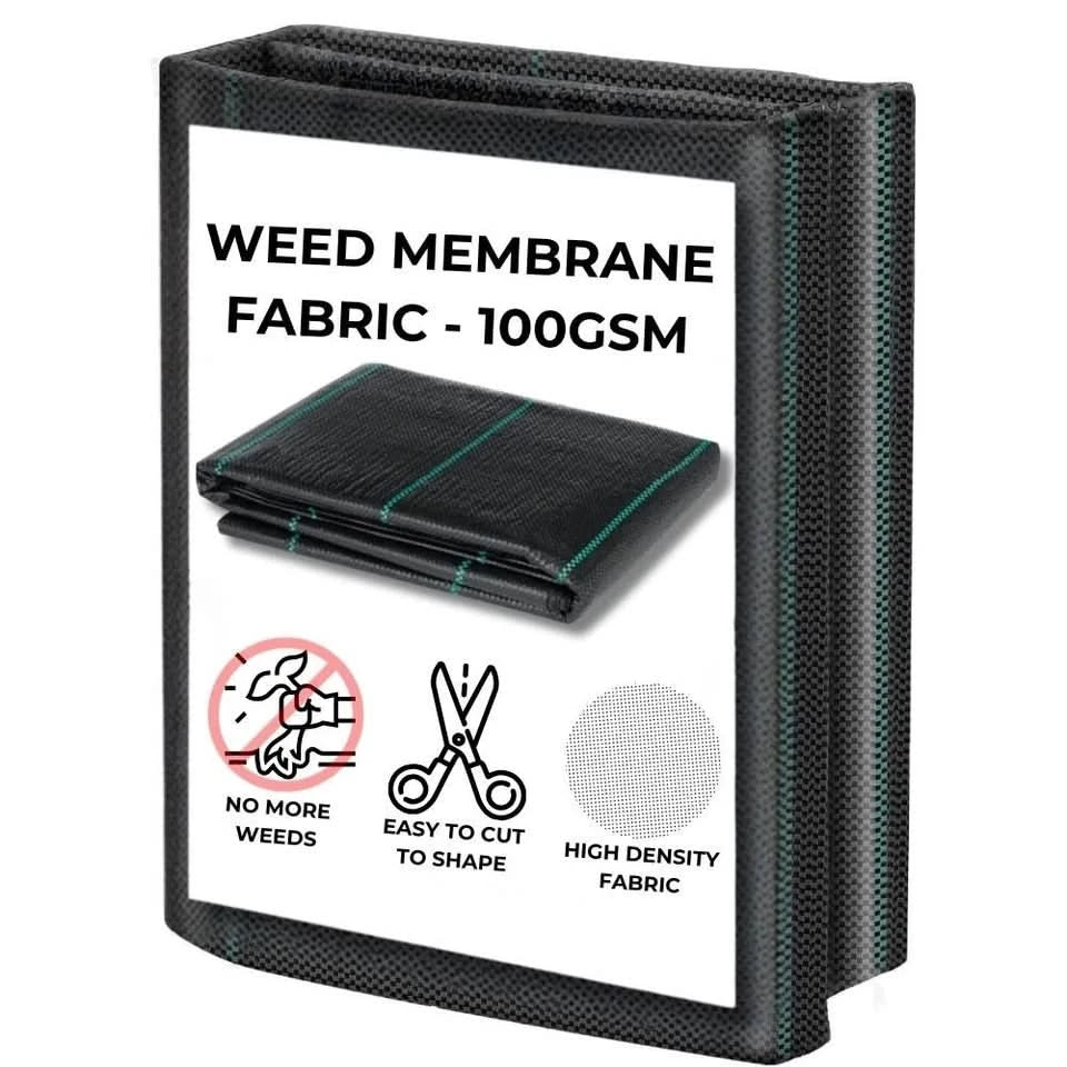 Weed Control Fabric Membrane 1m 2m 3m 4m Wide Up To 100m Long Heavy Duty 100GSM