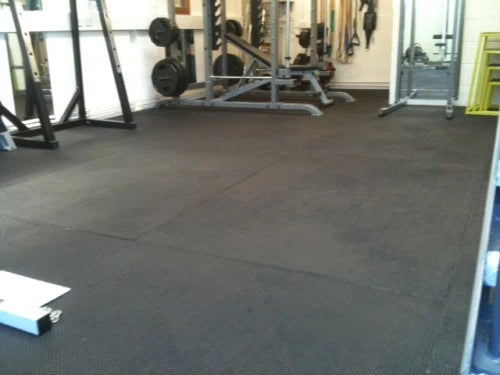 Heavy Duty Large Rubber Gym Black Crossfit Mat Commercial Flooring 12mm Matting