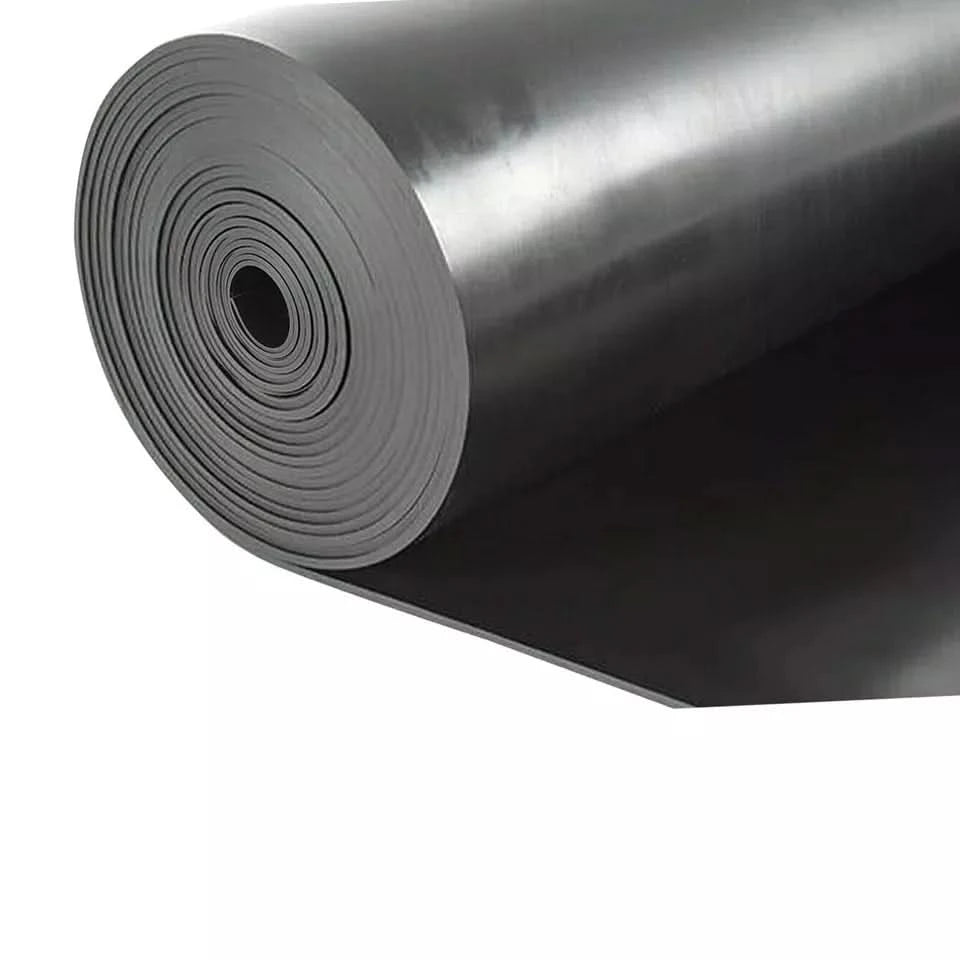 Non-Slip Rubber Sheet Garage Flooring Matting Solid Sheeting 1.2m Wide & 3mm Thick | Neoprene Sheet