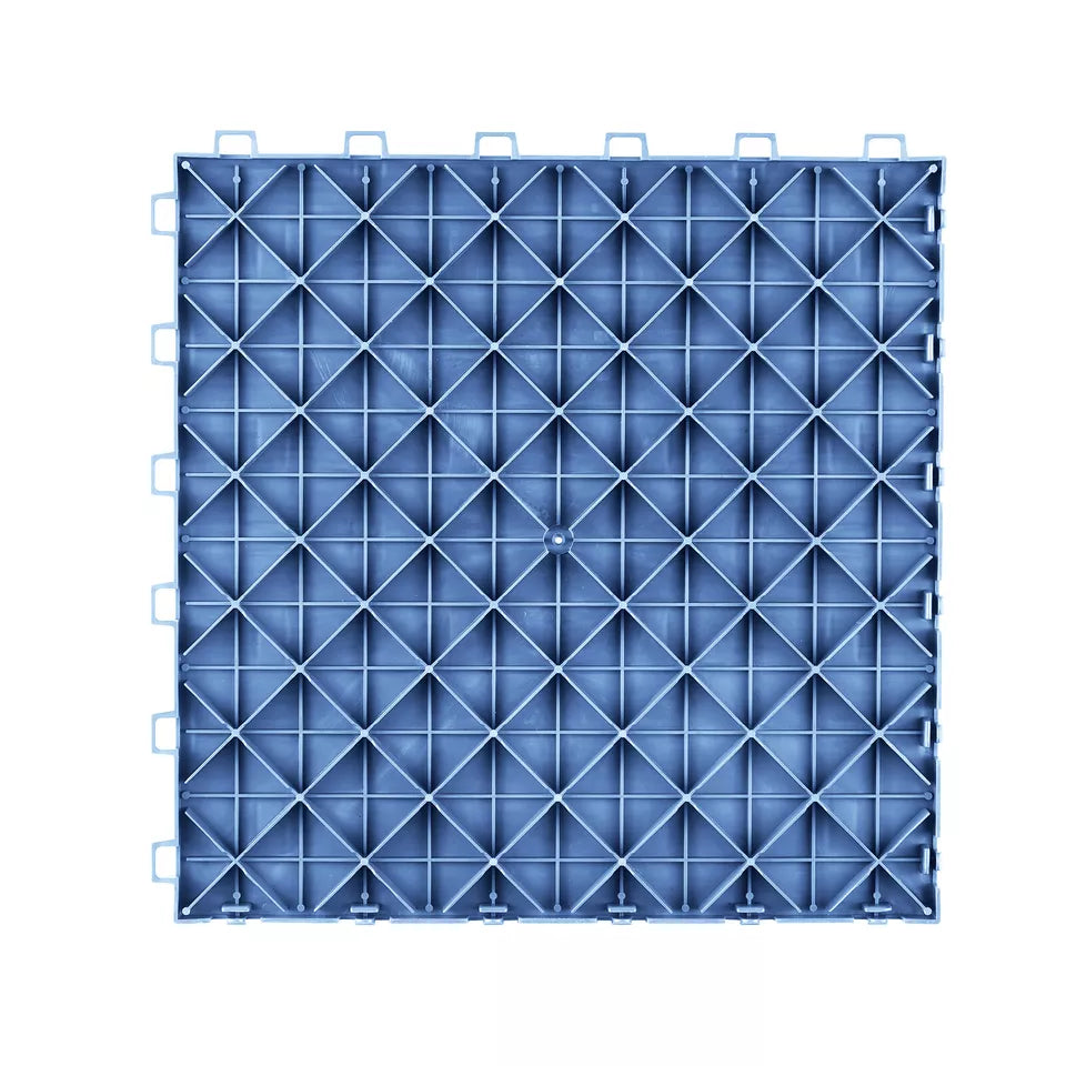 Garage Tiles Interlocking 12x12 in 25 Pack Garage Flooring Tiles Blue