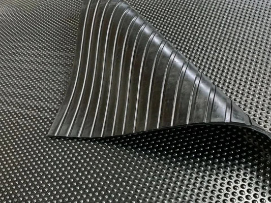 RUBBER FLOOR MATTING COIN/ PENNY TOP 3MM 5MM WIDE SIZE 1.2m, 1.5m