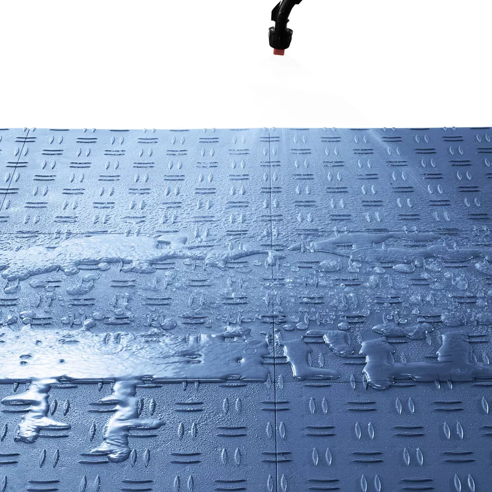 Garage Tiles Interlocking 12x12 in 25 Pack Garage Flooring Tiles Blue