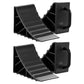 2/4pcs Heavy Duty Solid Rubber Wheel Chocks Tire Stoppers For Truck RV Trailer
