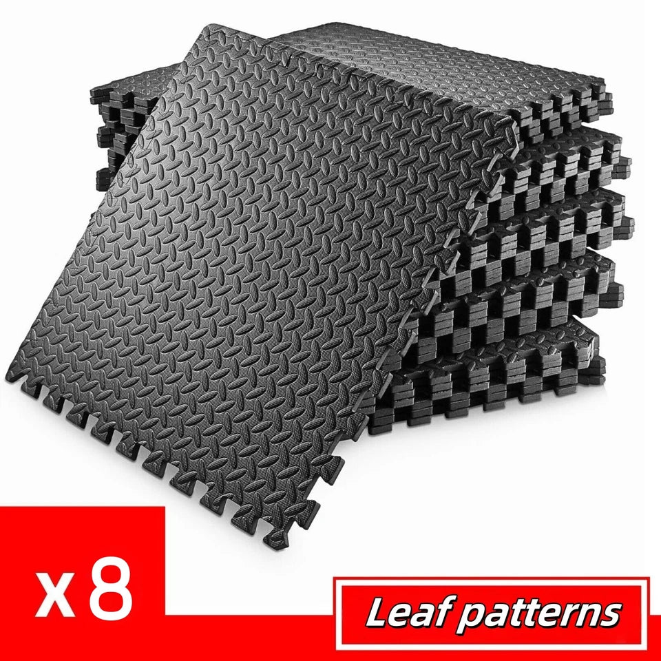 12Mats EVA INTERLOCKING FLOOR MATS SOFT FOAM GYM FLOORING MAT YOGA TILES 60x60CM
