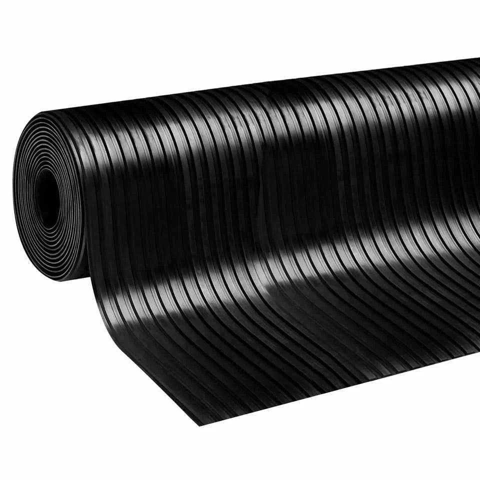 Poly Rib Matting Wide Rib Rubber Matting 3mm 1.2m Garage Flooring UK – Rubber Fit Floors