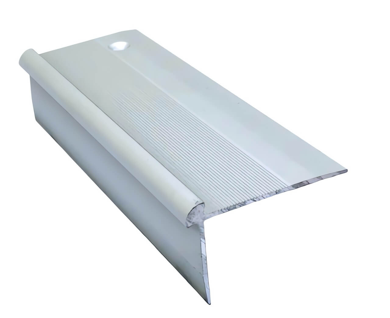 Aluminium TVC 40x26mm x 2.7m Anodised LVT Stair nosing Edge Profile For 3mm Floo